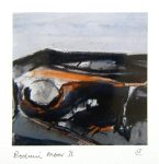 Abstract Landscape Painting inspired Bodmin Moor by Artist Jilly Cobbe